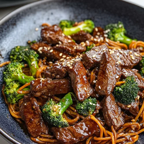 Beef and Broccoli Lo Mein Recipe