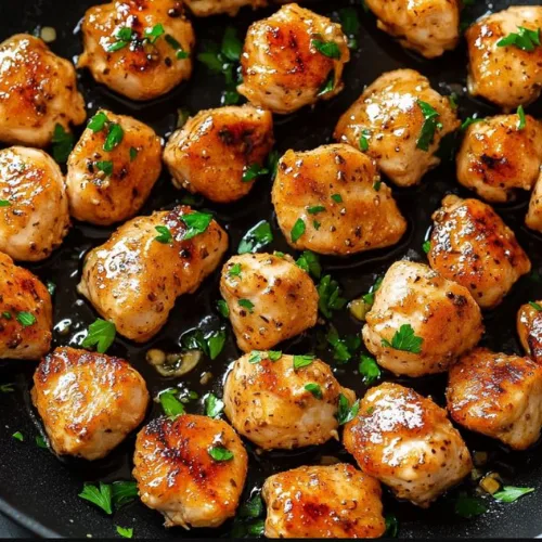 Easy Garlic Butter Chicken Bites