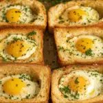 Sheet Pan Eggs in a Basket