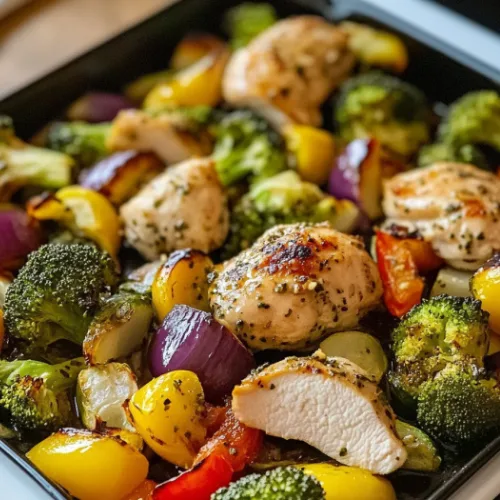 20-Minute Easy Roasted Chicken and Vegetables