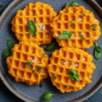 Gaufres à la carotte et au comté
