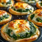 Mini Spinach and Cheese Quiches 3 Mini Spinach and Cheese Quiches