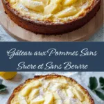 Gâteau aux Pommes Sans Sucre et Sans Beurre