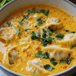 Delicious Curry Dumpling Soup