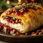 Cranberry Pecan Baked Brie en Croûte 3 Cranberry Pecan Baked Brie en Croûte