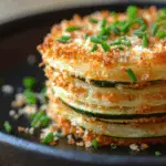 Crispy Baked Zucchini Stacks with Parmesan & Herbs