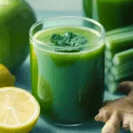 Detox Green Juice for Bloating and Body Cleansing