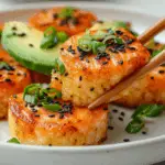 Crispy Rice with Spicy Salmon and Avocado 3 Crispy Rice with Spicy Salmon and Avocado