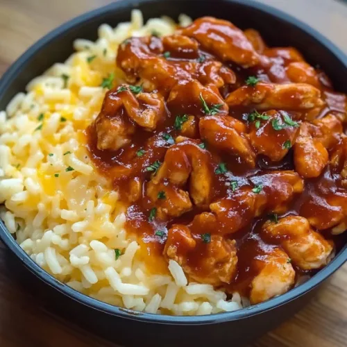 Honey BBQ Chicken Mac and Cheese