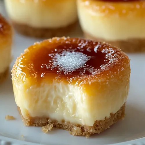 Mini Crème Brûlée Cheesecakes – Decadent Dessert Recipe