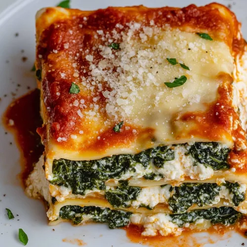 Spinach Ricotta Lasagna