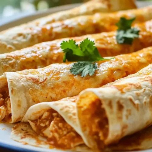 High Protein Chicken Enchiladas