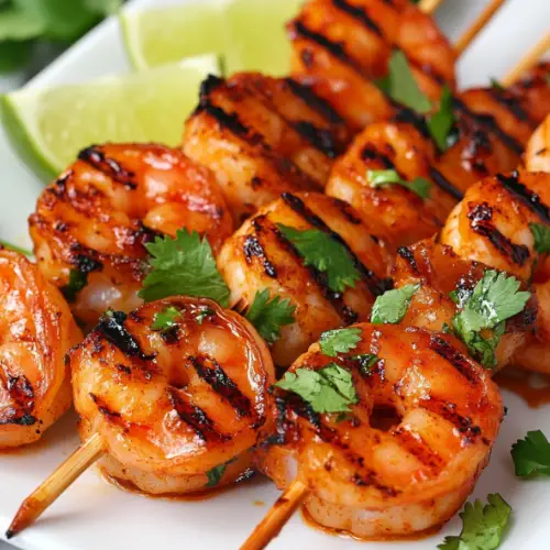 Chili Lime Grilled Shrimp Skewers