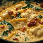 Creamy Tuscan Ravioli