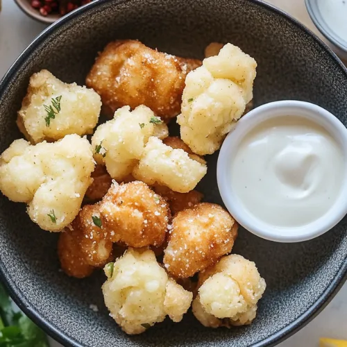 Bouchées de Chou-Fleur Frites