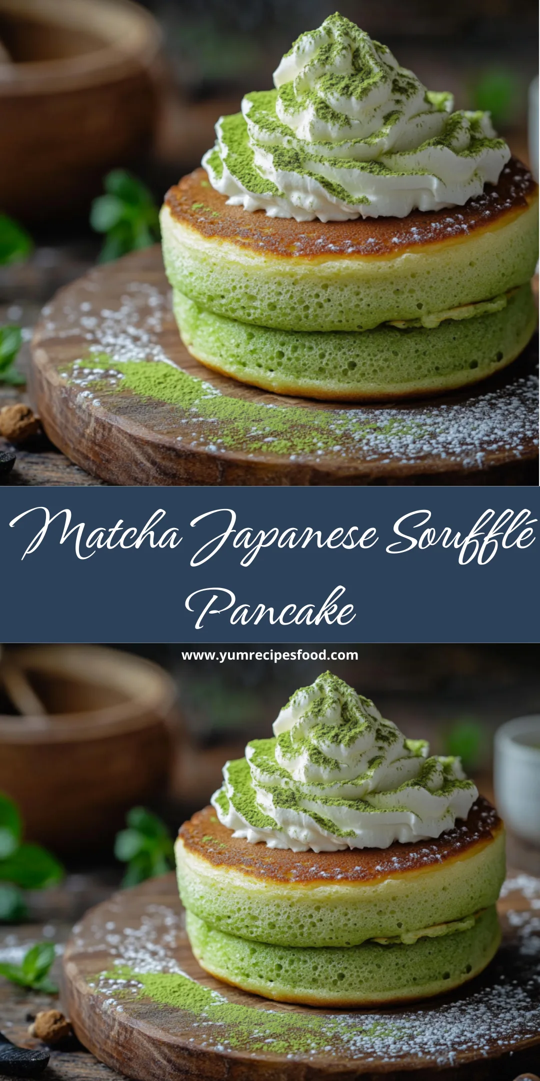 Stunning Easy Pancake Recipe For Beginners With Japanese Matcha Powder image