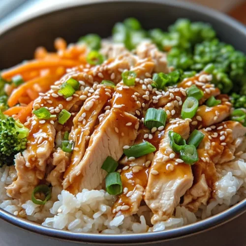 Teriyaki Chicken Rice Bowl