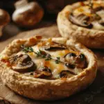Caramelized Mushroom and Gruyère Tarts