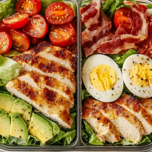 Easy Cobb Salad Meal Prep