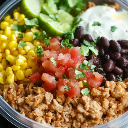 Chicken Burrito Bowl Meal Prep