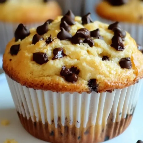 Muffins Américains aux Pépites de Chocolat