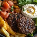 Burger Bowls with Caramelized Onion Aioli