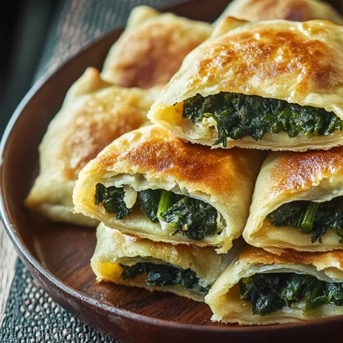 Afghan Spinach Bolani