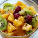 Salade de Fruits Exotiques au Sirop Léger à la Vanille
