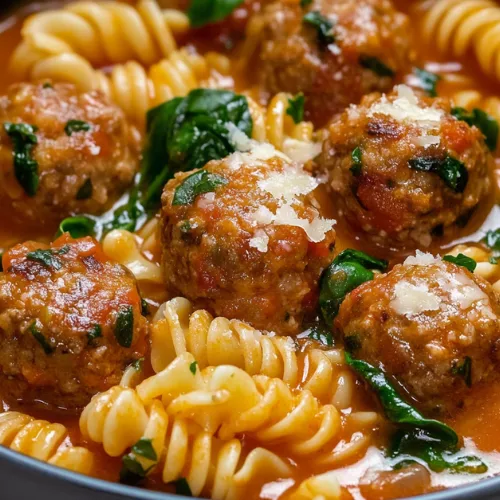 Creamy Italian Meatball Soup Recipe