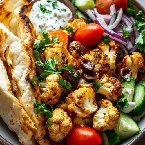 Vegan Cauliflower Gyros