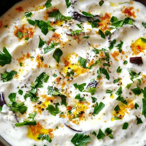 Meze d’Aubergine au Yaourt
