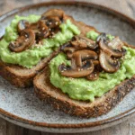 Sautéed Mushroom Avocado Toast