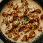 Creamy Garlic Mushroom Sauce