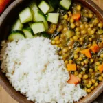 Curry de Lentilles Vertes au Lait de Coco