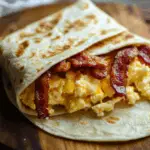Bacon and Egg Breakfast Wrap