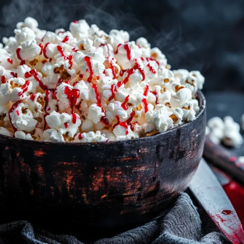 Bloody Halloween Popcorn