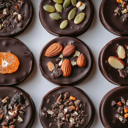 Gourmet Dark Chocolate Fruit & Nut Discs
