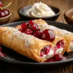 Cherry Cheesecake Egg Rolls 3 Cherry Cheesecake Egg Rolls