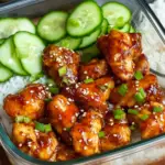 Sticky Korean Fried Chicken and Rice Bowls