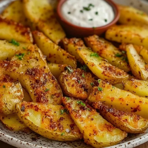 Crispy Baked Potato Wedges