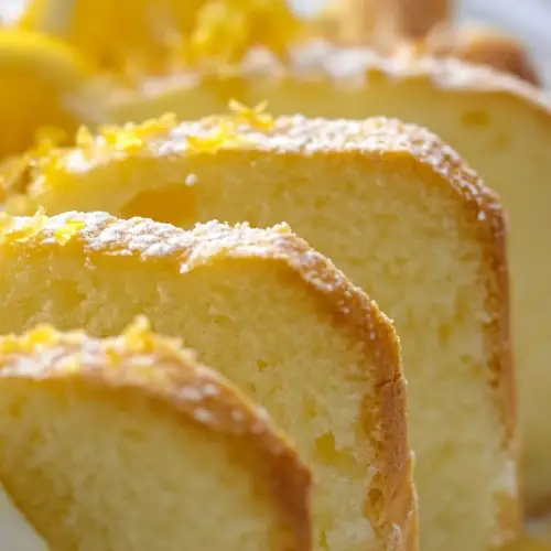 Cake à la Crème Fraîche au Citron