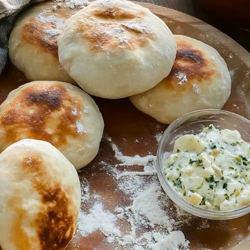 Petits Pains Farcis aux Oignons et Fromage Frais