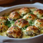 Cheesy Garlic Spinach Stuffed Mushrooms 3 Cheesy Garlic Spinach Stuffed Mushrooms