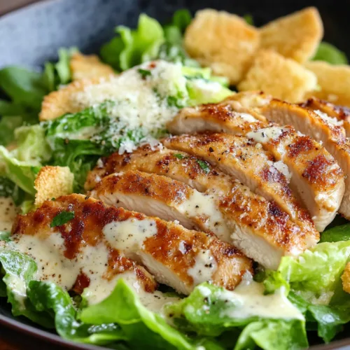 Low Carb Chicken Caesar Salad