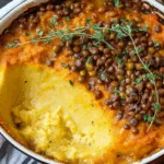 Parmentier Vegan au Potimarron et aux Lentilles