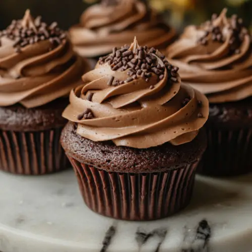 Decadent Chocolate Cupcakes with Chocolate Buttercream