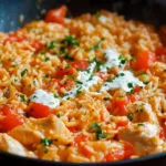 Pepper and Chicken Stir-Fry with Rice – Creamy & Delicious