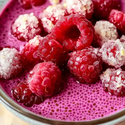 Raspberry Chia Pudding