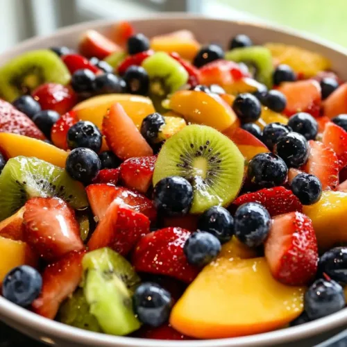 Fruit Salad with Honey Lime Dressing