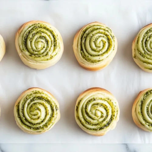 Pesto Mozzarella Rolls